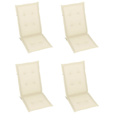 Garden Reclining Chairs 3 pcs with Cushions Solid Acacia Wood Payday Deals