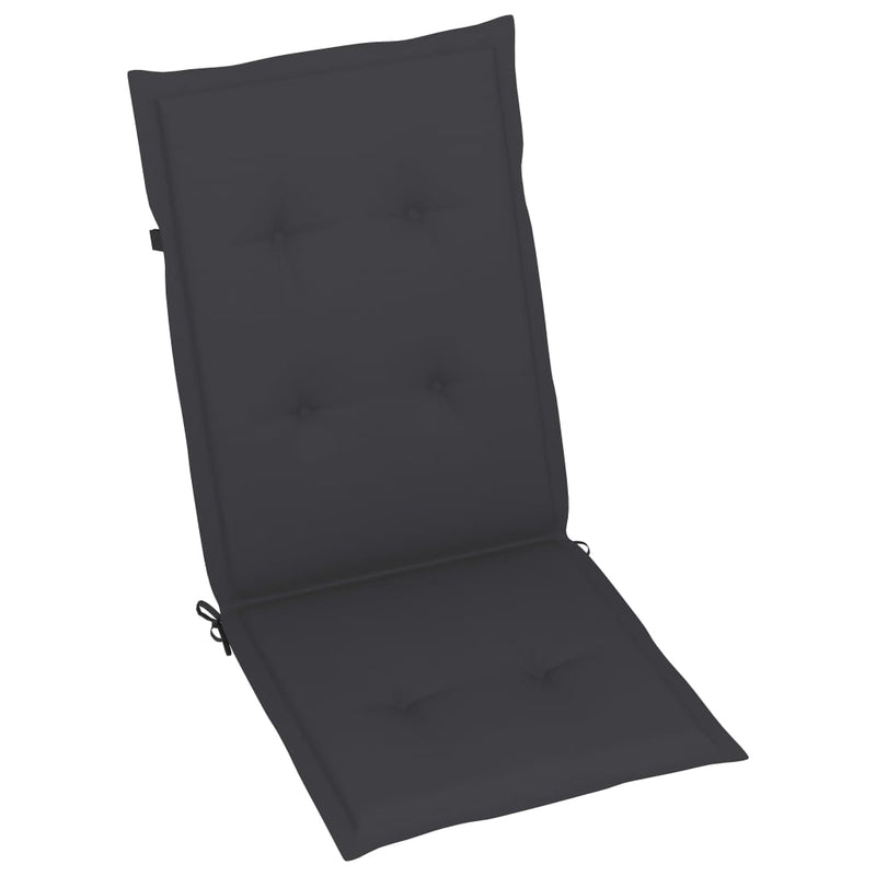 Garden Reclining Chairs 4 pcs with Cushions Solid Acacia Wood Payday Deals