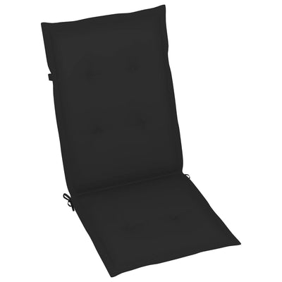 Garden Reclining Chairs 4 pcs with Cushions Solid Acacia Wood Payday Deals