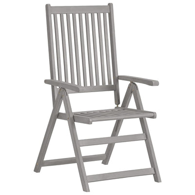 Garden Reclining Chairs 4 pcs with Cushions Solid Wood Acacia Payday Deals