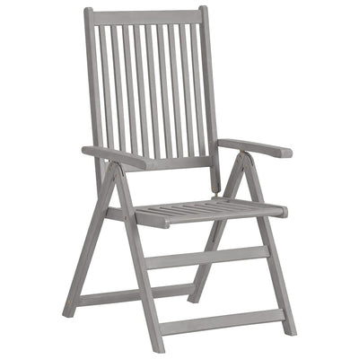 Garden Reclining Chairs 4 pcs with Cushions Solid Wood Acacia Payday Deals