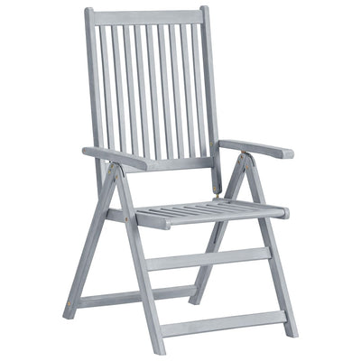 Garden Reclining Chairs 6 pcs with Cushions Solid Acacia Wood Payday Deals