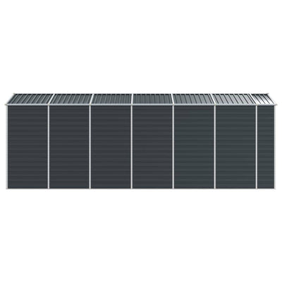 Garden Shed Anthracite 191x555x198 cm Galvanised Steel Payday Deals