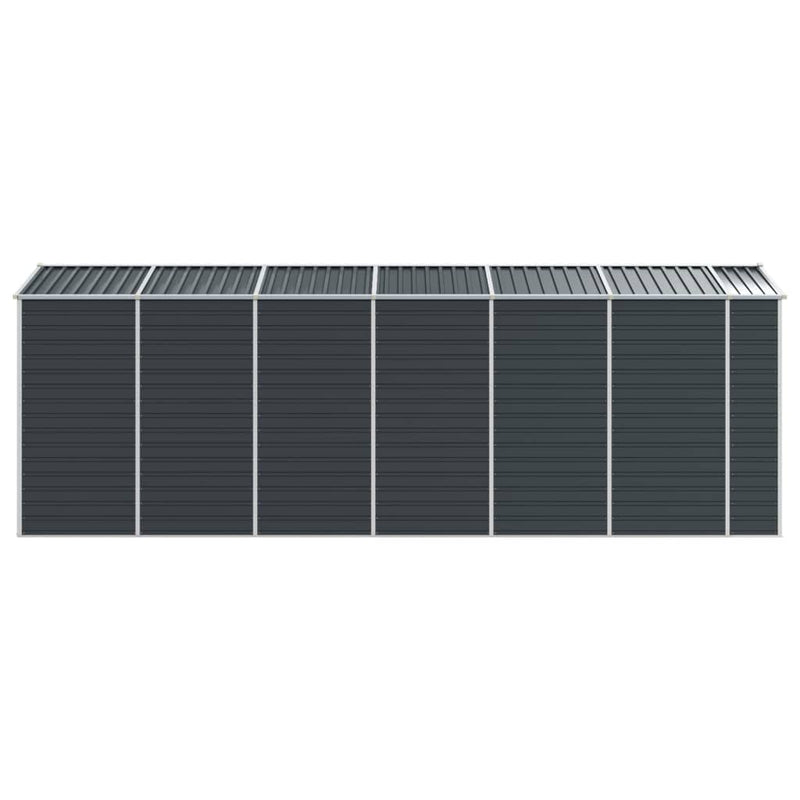 Garden Shed Anthracite 191x555x198 cm Galvanised Steel Payday Deals