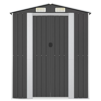 Garden Shed Anthracite 192x108x223 cm Galvanised Steel Payday Deals