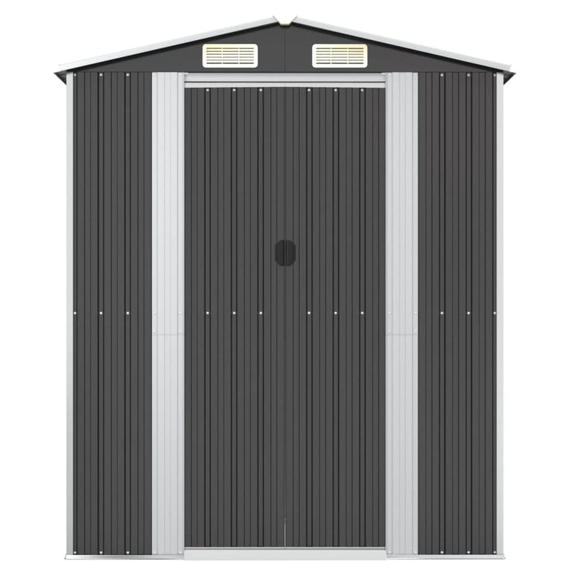 Garden Shed Anthracite 192x108x223 cm Galvanised Steel Payday Deals