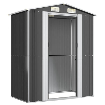 Garden Shed Anthracite 192x108x223 cm Galvanised Steel Payday Deals