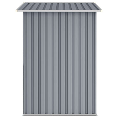 Garden Shed Grey 205x129x183 cm Galvanised Steel Payday Deals