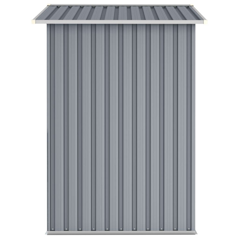 Garden Shed Grey 205x129x183 cm Galvanised Steel Payday Deals