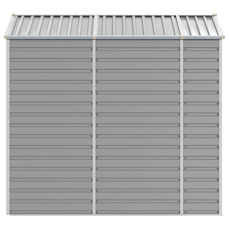 Garden Shed Light Grey 191x215x198 cm Galvanised Steel Payday Deals