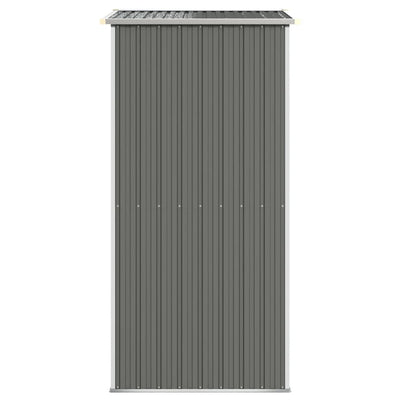 Garden Shed Light Grey 192x108x223 cm Galvanised Steel Payday Deals