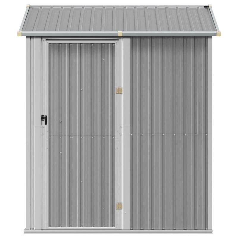 Garden Shed Light Grey 192x152.5x237 cm Galvanised Steel Payday Deals
