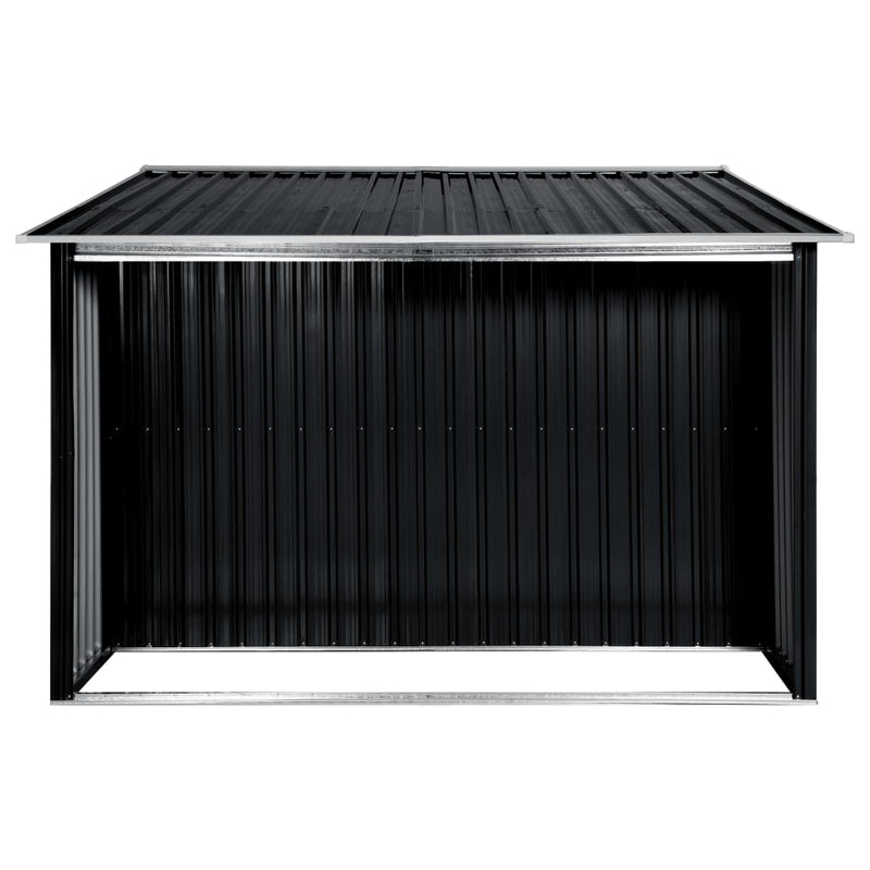Garden Shed with Sliding Doors Anthracite 329.5x205x178 cm Steel Payday Deals