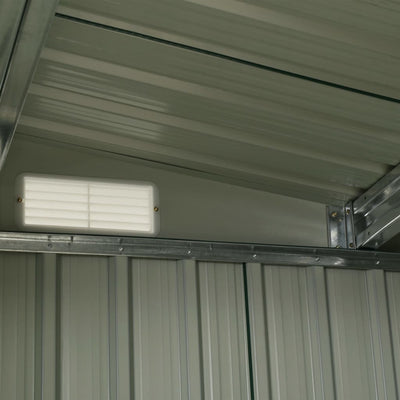 Garden Shed with Sliding Doors Anthracite 329.5x205x178 cm Steel Payday Deals