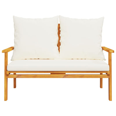 Garden Sofa Bench 120 cm with Cushion Solid Wood Acacia Payday Deals