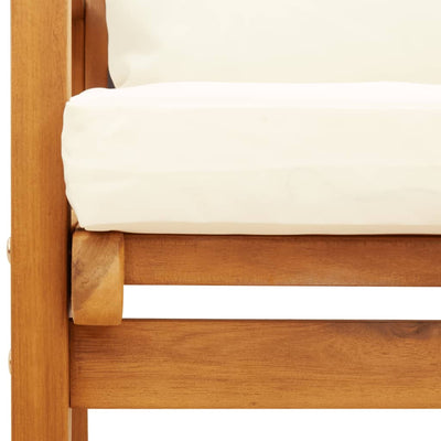 Garden Sofa Bench 120 cm with Cushion Solid Wood Acacia Payday Deals
