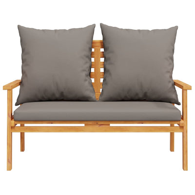 Garden Sofa Bench 120 cm with Cushion Solid Wood Acacia Payday Deals