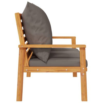 Garden Sofa Bench 120 cm with Cushion Solid Wood Acacia Payday Deals