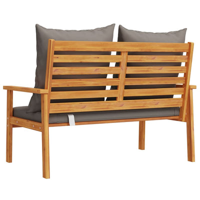 Garden Sofa Bench 120 cm with Cushion Solid Wood Acacia Payday Deals