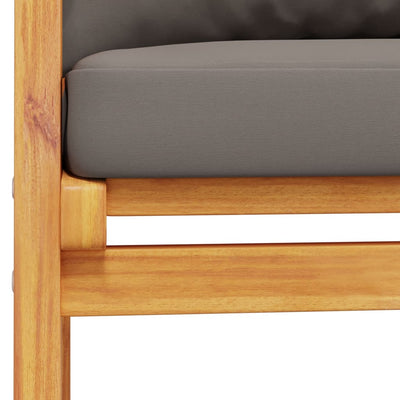 Garden Sofa Bench 120 cm with Cushion Solid Wood Acacia Payday Deals