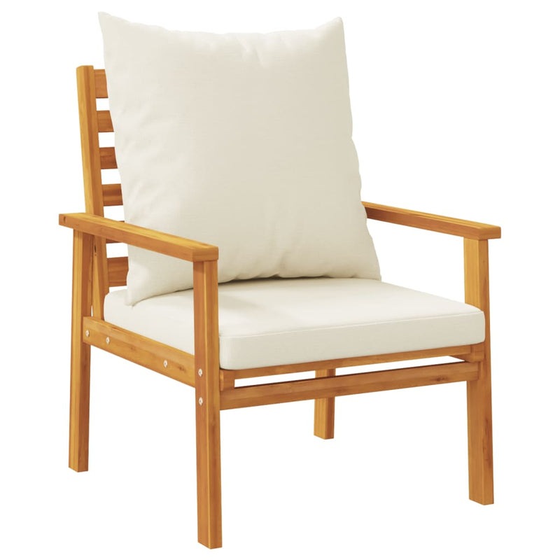 Garden Sofa Chair 2pcs with Cushion Solid Wood Acacia Payday Deals