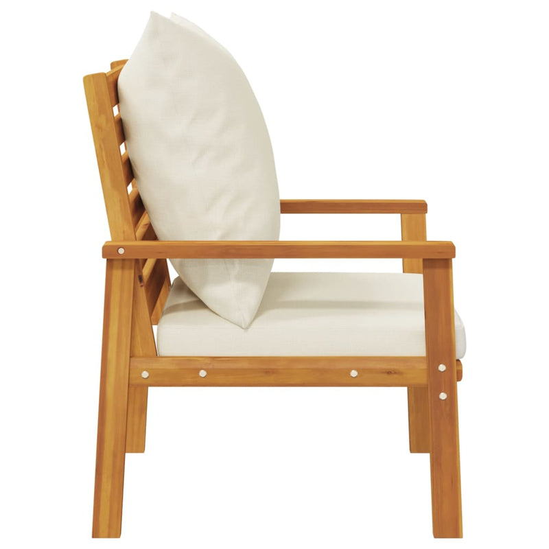 Garden Sofa Chair 2pcs with Cushion Solid Wood Acacia Payday Deals