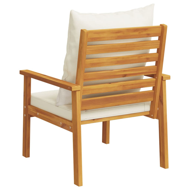 Garden Sofa Chair 2pcs with Cushion Solid Wood Acacia Payday Deals