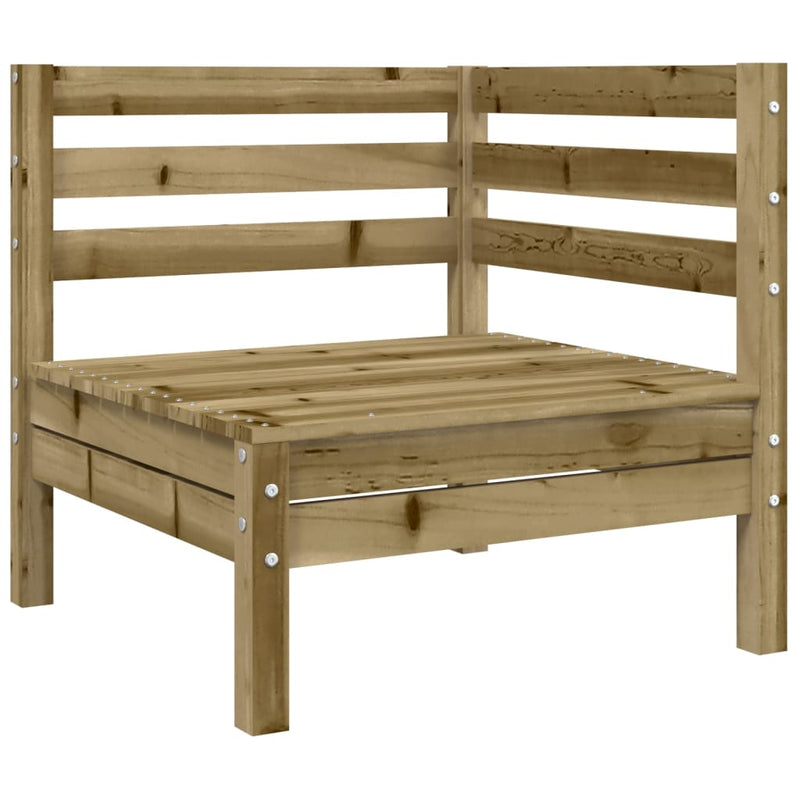 Garden Sofa Corner with Cushions Impregnated Wood Pine Payday Deals