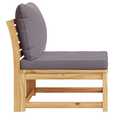 Garden Sofa with Cushions Solid Wood Acacia Payday Deals