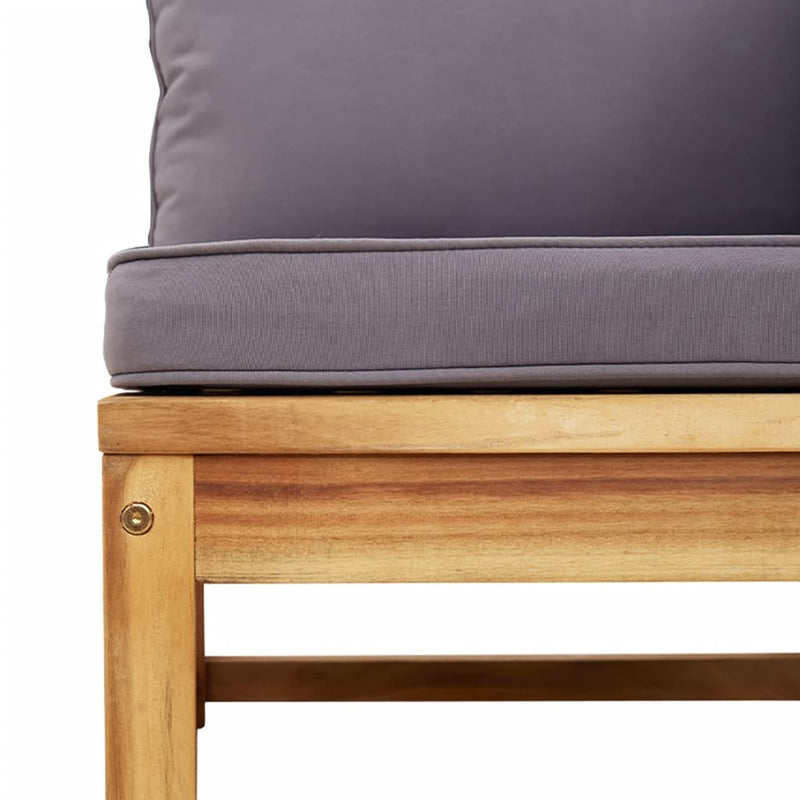 Garden Sofa with Cushions Solid Wood Acacia Payday Deals