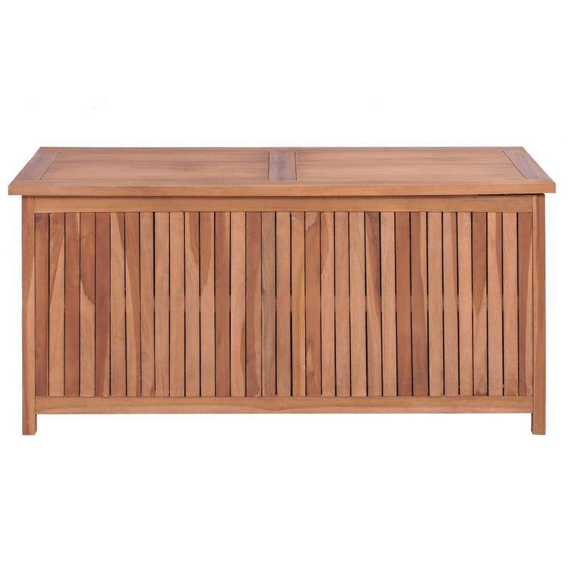 Garden Storage Box 120x50x58 cm Solid Teak Wood Payday Deals