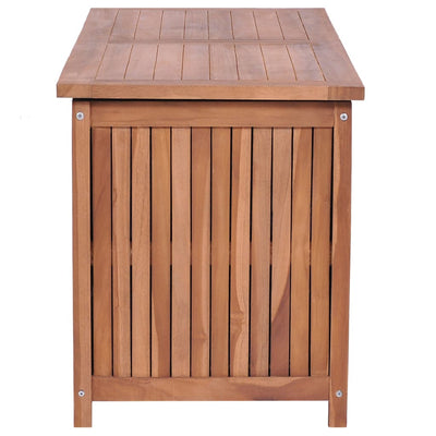 Garden Storage Box 120x50x58 cm Solid Teak Wood Payday Deals