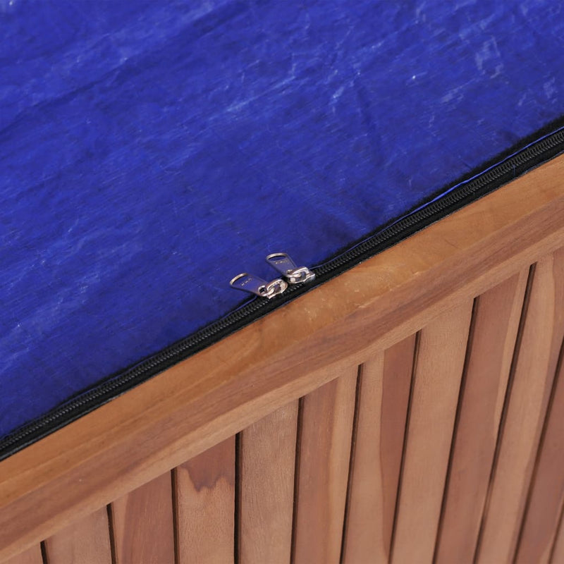 Garden Storage Box 120x50x58 cm Solid Teak Wood Payday Deals