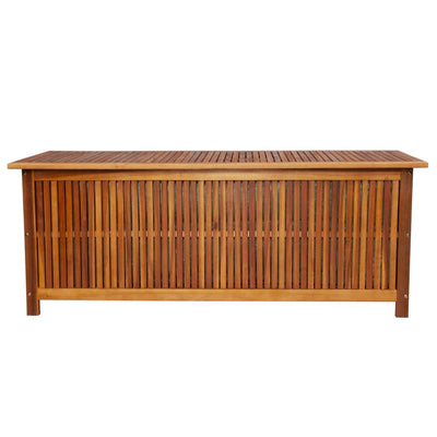 Garden Storage Box 150x50x58 cm Solid Acacia Wood Payday Deals