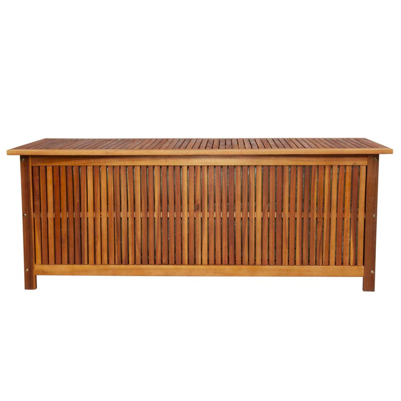 Garden Storage Box 150x50x58 cm Solid Acacia Wood Payday Deals