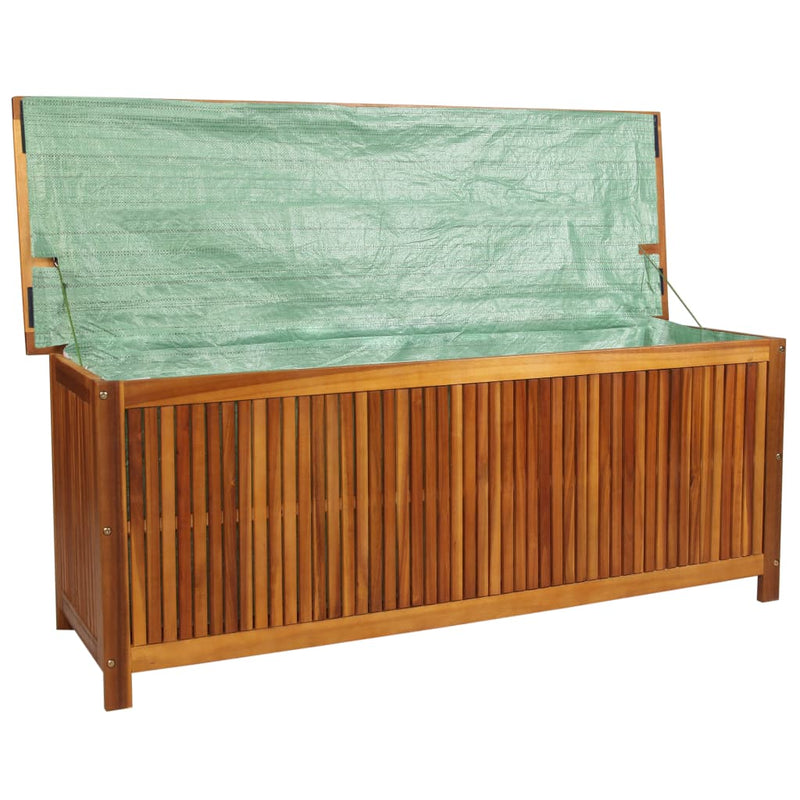 Garden Storage Box 150x50x58 cm Solid Acacia Wood Payday Deals