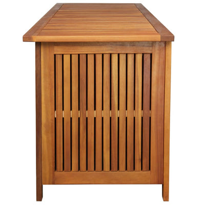 Garden Storage Box 150x50x58 cm Solid Acacia Wood Payday Deals
