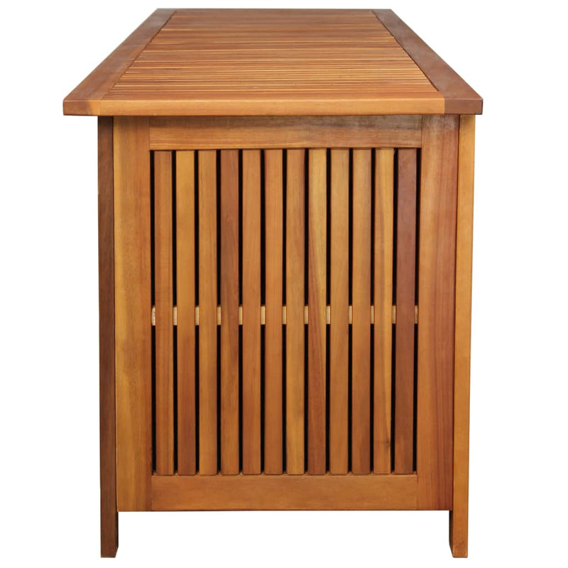 Garden Storage Box 150x50x58 cm Solid Acacia Wood Payday Deals