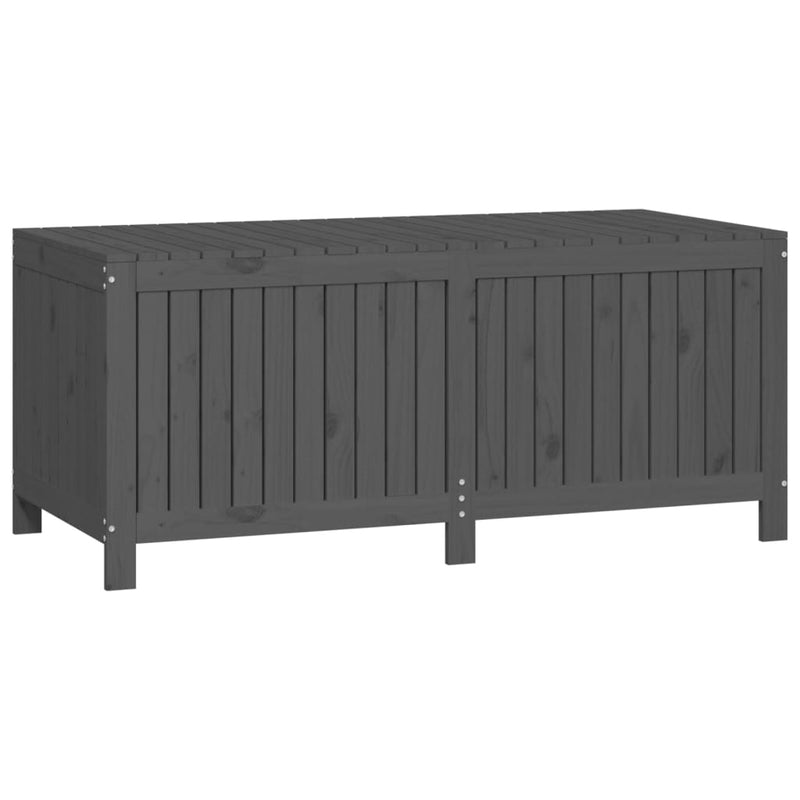 Garden Storage Box Grey 147x68x64 cm Solid Wood Pine Payday Deals