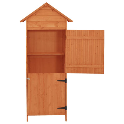 Garden Storage Cabinet Brown 79x49x190 cm Payday Deals