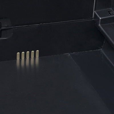 Garden Storage Cabinet with 2 Shelves Black Payday Deals