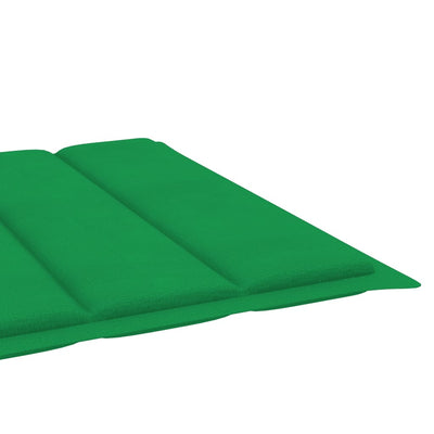 Garden Sun Lounger with Cushion Solid Acacia Wood Payday Deals