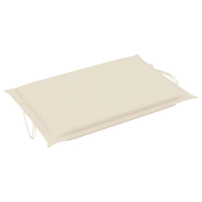 Garden Sun Lounger with Cushion Solid Wood Acacia Payday Deals