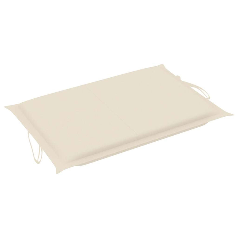 Garden Sun Lounger with Cushion Solid Wood Acacia Payday Deals