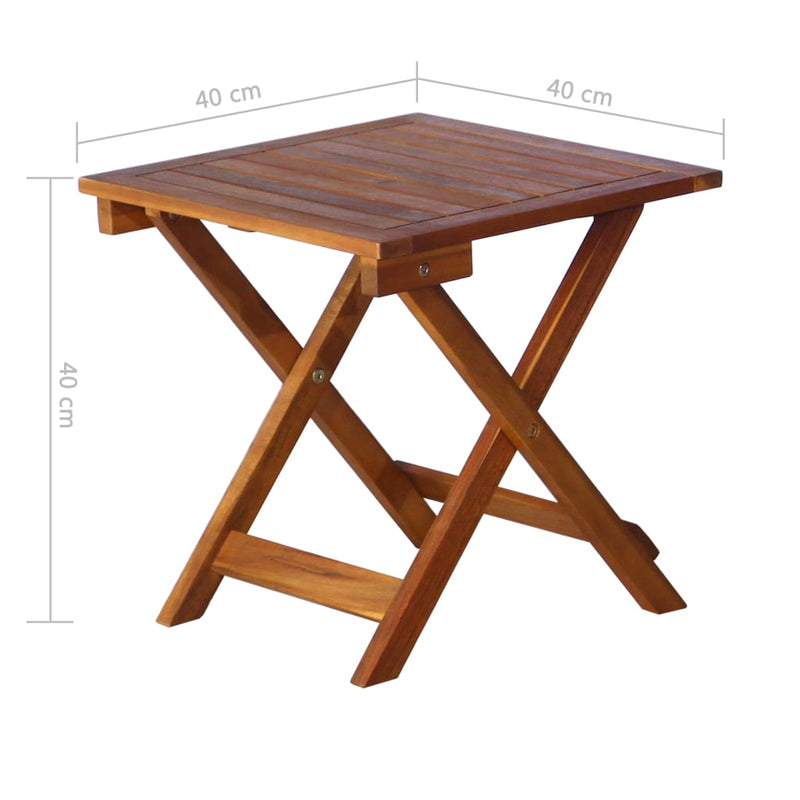 Garden Sun Lounger with Table and Cushion Solid Acacia Wood Payday Deals