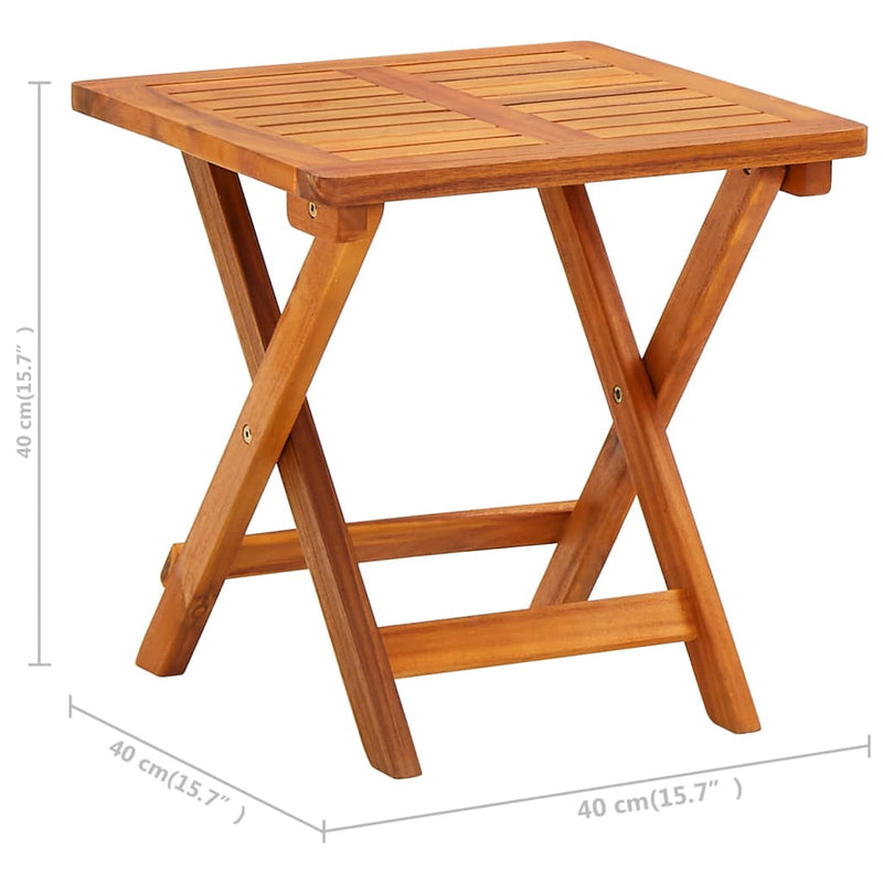 Garden Sun Lounger with Table and Cushion Solid Wood Acacia Payday Deals