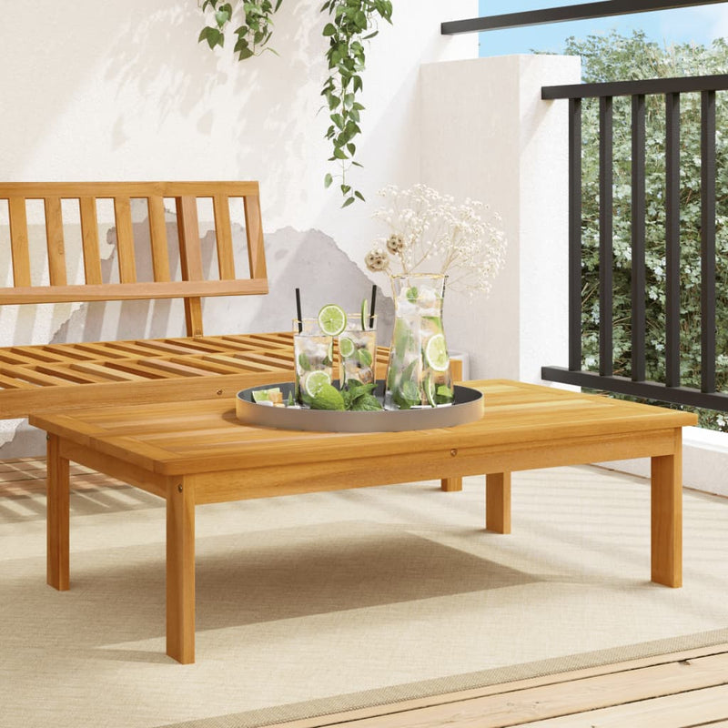 Garden Table 100x60x30 cm Solid Wood Acacia Payday Deals