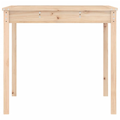 Garden Table 121x82.5x76 cm Solid Wood Pine Payday Deals