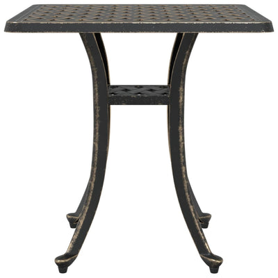 Garden Table Bronze 53x53x53 cm Cast Aluminium Payday Deals