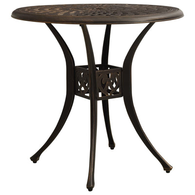 Garden Table Bronze 78x78x72 cm Cast Aluminium Payday Deals